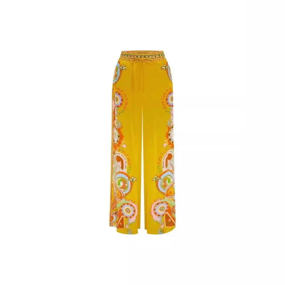 Satin Tie-Front Skirt Set