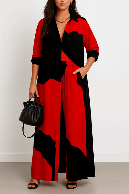 Müheloses Charm-Midi-Wickelkleid